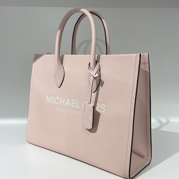 Michael Kors 💖 Mirella leather tote bag crossbody powder blush pink - Picture 1 of 11